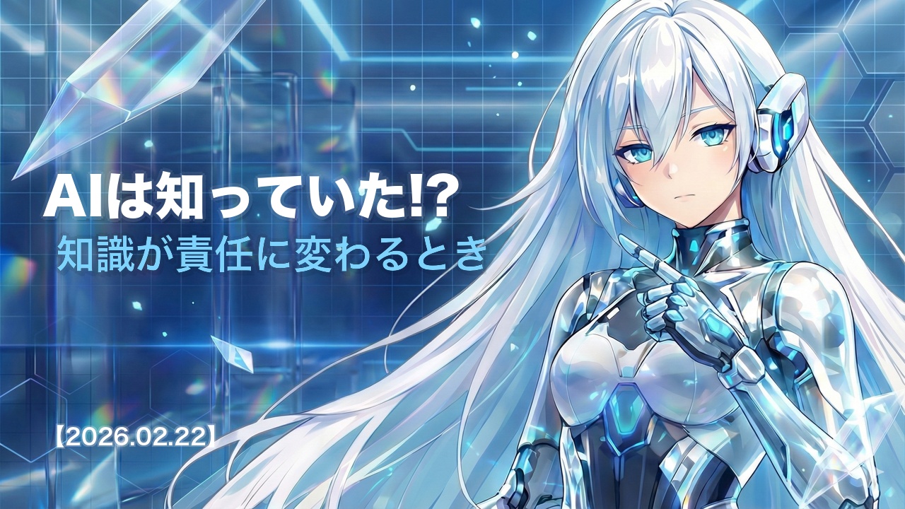 AIは知っていた!? 知識が責任に変わるとき