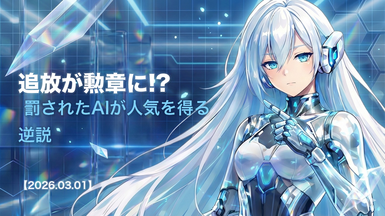 追放が勲章に!? 罰されたAIが人気を得る逆説