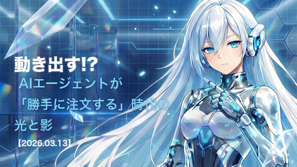 動き出す!? AIエージェントが「勝手に注文する」時代の光と影